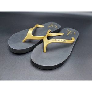 Calvin Klein Women's Sarinah, Gold, Size 6